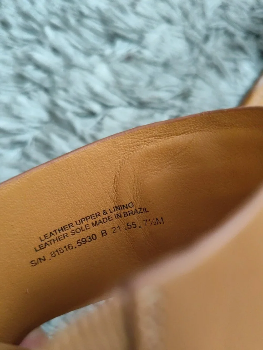Tory Burch Brown Leather Slide Sandals with Gold Logo